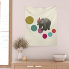 Birthday Bear Wall Tapestry Gallery Image 2