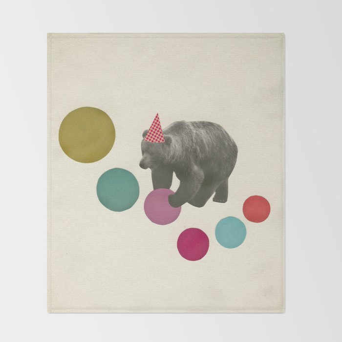 Birthday Bear Throw Blanket Gallery Image 2