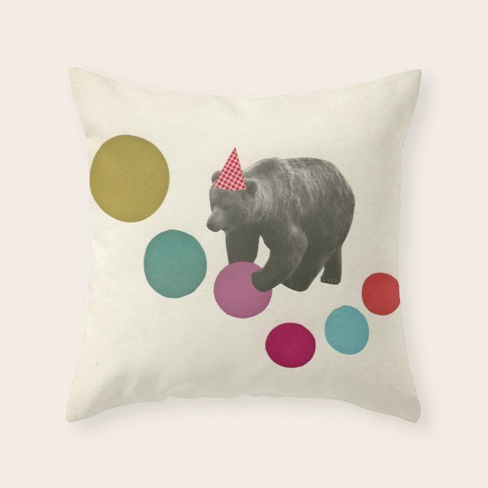 Birthday Bear Throw Pillow Gallery Image 6