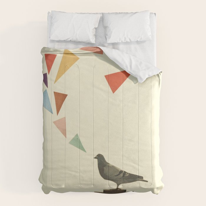 Pigeon Radio Comforter Gallery Image 1