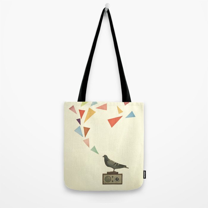 Pigeon Radio Tote Bag Gallery Image 2