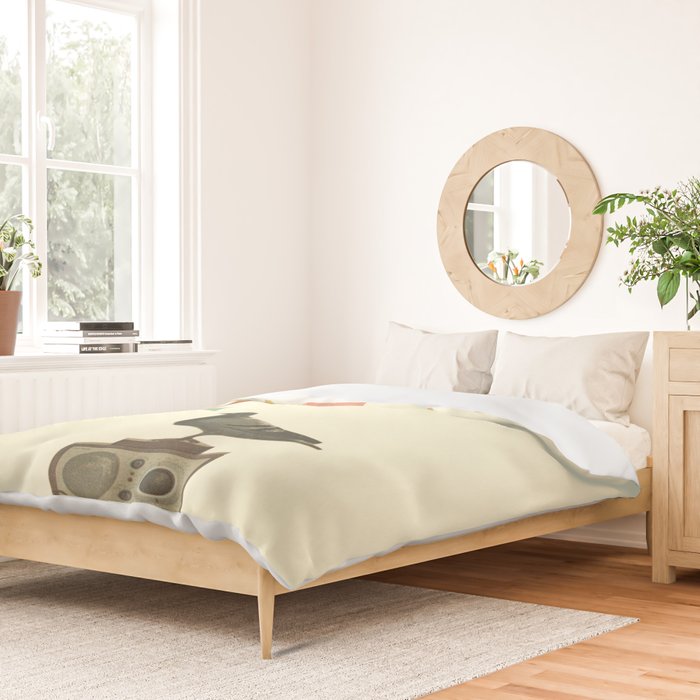 Pigeon Radio Duvet Cover Gallery Image 2