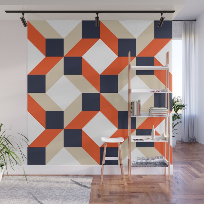 Geometric 02A Wall Mural Gallery Image 1