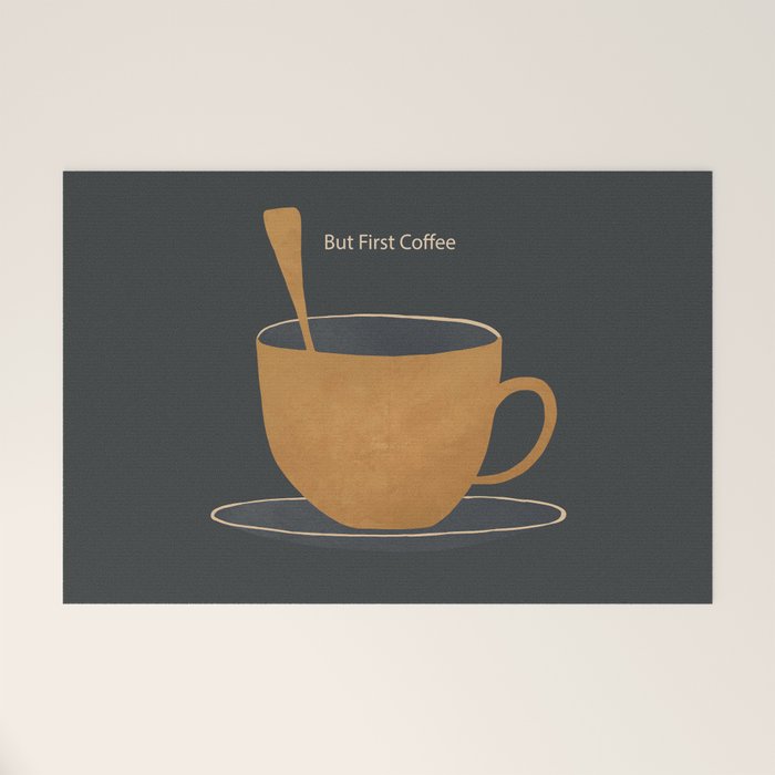 But First Coffee Welcome Mat Gallery Image 1