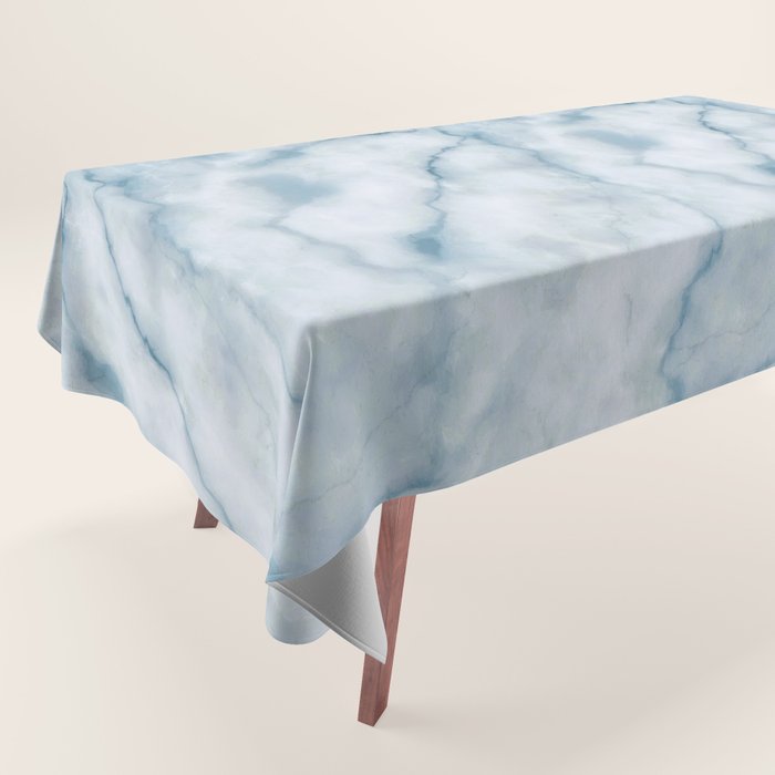 Light blue marble texture Tablecloth Gallery Image 1