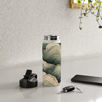 Japanese Painting Wabi Sabi Art Sage Green Decor Japandi Art Minimalist Wall Art Water Bottle Gallery Image 4