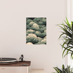 Japanese Painting Wabi Sabi Art Sage Green Decor Japandi Art Minimalist Wall Art Poster Gallery Image 2