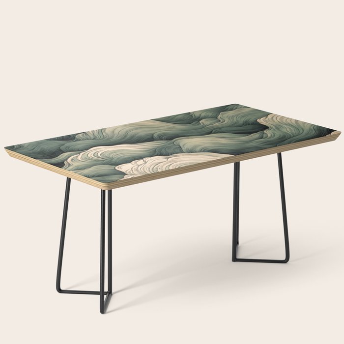 Japanese Painting Wabi Sabi Art Sage Green Decor Japandi Art Minimalist Wall Art Coffee Table Gallery Image 1