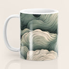 Japanese Painting Wabi Sabi Art Sage Green Decor Japandi Art Minimalist Wall Art Coffee Mug Gallery Image 3