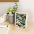 Japanese Painting Wabi Sabi Art Sage Green Decor Japandi Art Minimalist Wall Art Mini Art Print Gallery Image 2