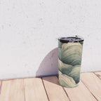 Japanese Painting Wabi Sabi Art Sage Green Decor Japandi Art Minimalist Wall Art Travel Mug Gallery Image 4