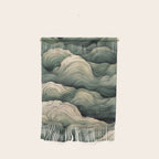 Japanese Painting Wabi Sabi Art Sage Green Decor Japandi Art Minimalist Wall Art Wall Hanging Gallery Image 1