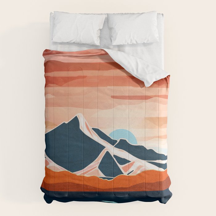 Retro Ocean Sunset Comforter Gallery Image 6
