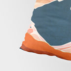 Retro Ocean Sunset Pillow Sham Gallery Image 4