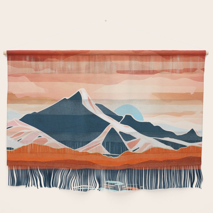 Retro Ocean Sunset Wall Hanging Gallery Image 1
