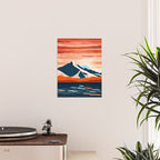 Retro Ocean Sunset Poster Gallery Image 2
