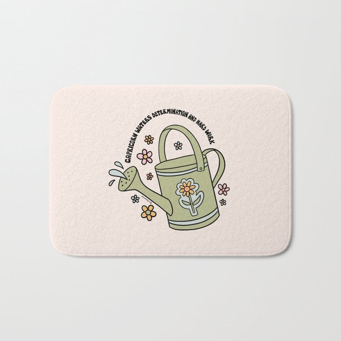Capricorn Watering Can Bath Mat Gallery Image 1