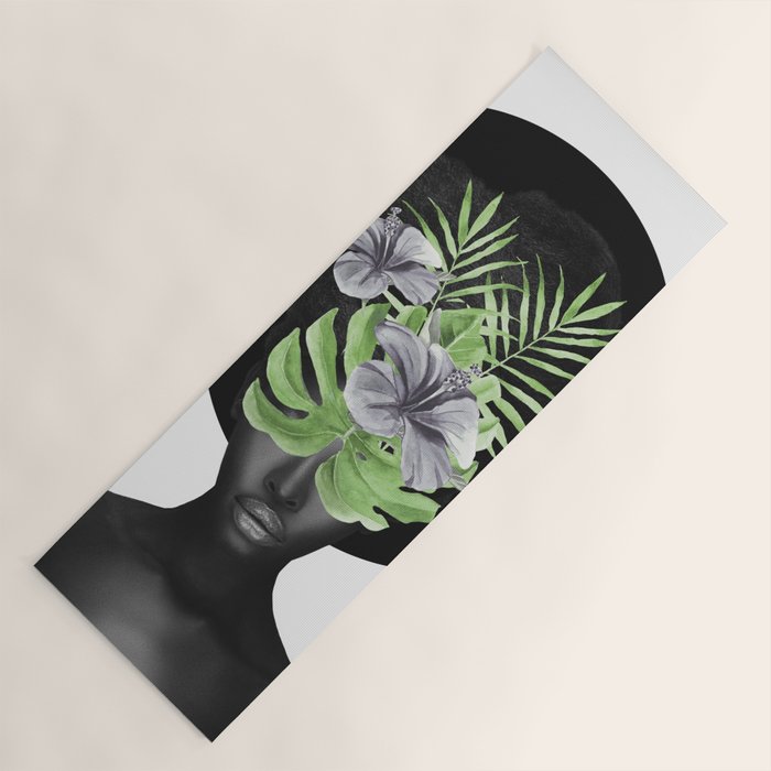 Tropical Girl Yoga Mat Gallery Image 1