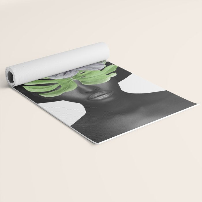 Tropical Girl Yoga Mat Gallery Image 2
