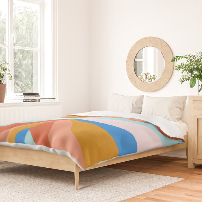 Camryn, rainbow leaf Duvet Cover Gallery Image 2