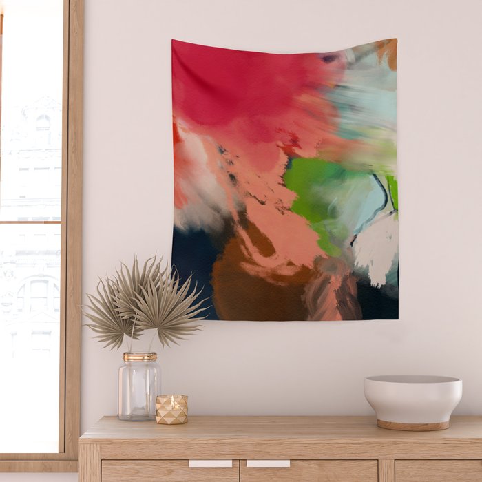 abstract spring color 23 2 Wall Tapestry Gallery Image 2