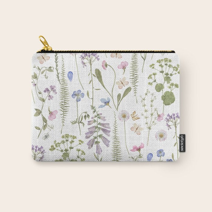 Hygge Summer Wildflowers Meadow Carry All Pouch Gallery Image 1