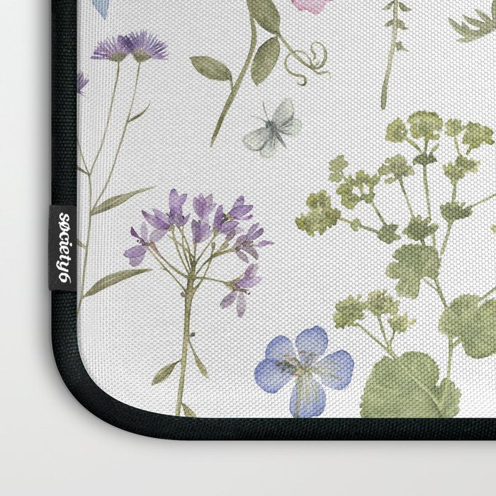 Hygge Summer Wildflowers Meadow Laptop Sleeve Gallery Image 3