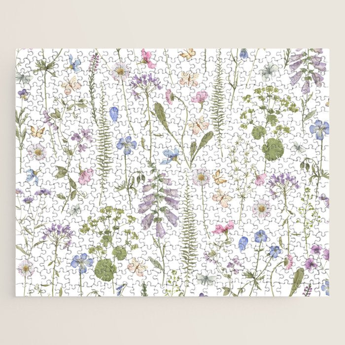 Hygge Summer Wildflowers Meadow Jigsaw Puzzle Gallery Image 1
