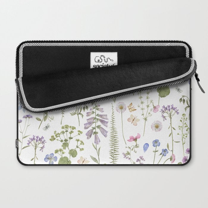 Hygge Summer Wildflowers Meadow Laptop Sleeve Gallery Image 2