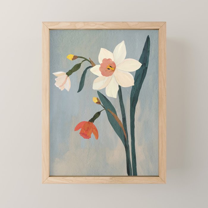 Daffodils Mini Art Print Gallery Image 1