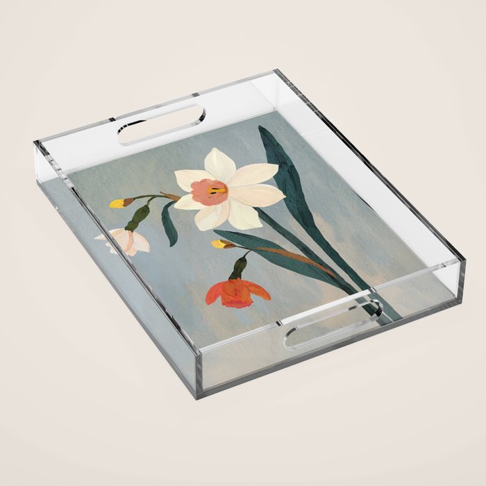 Daffodils Acrylic Tray Gallery Image 1