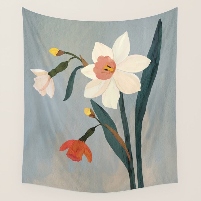 Daffodils Wall Tapestry Gallery Image 4