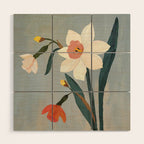 Daffodils Wood Wall Art Gallery Image 1