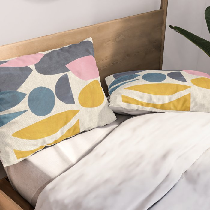 Gold Among Rocks Pillow Sham Gallery Image 2