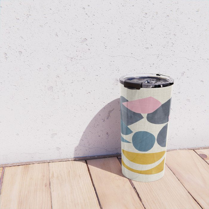 Gold Among Rocks Travel Mug Gallery Image 4