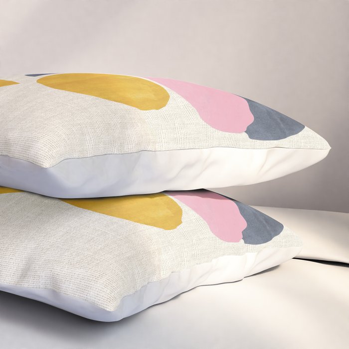 Gold Among Rocks Pillow Sham Gallery Image 3