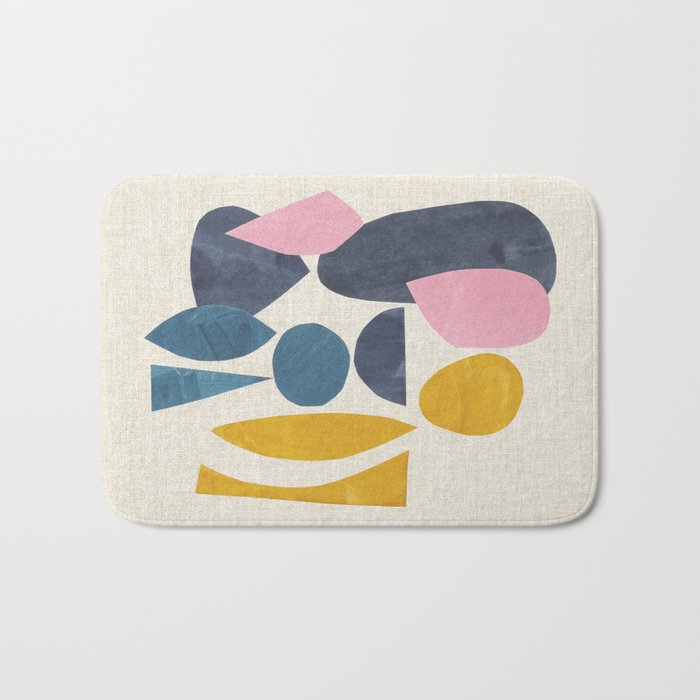 Gold Among Rocks Bath Mat Gallery Image 1