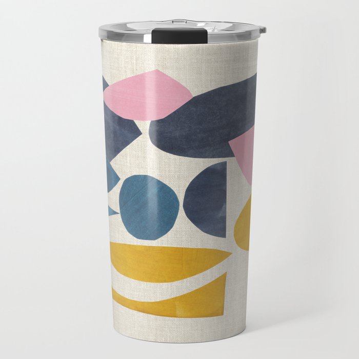 Gold Among Rocks Travel Mug Gallery Image 1
