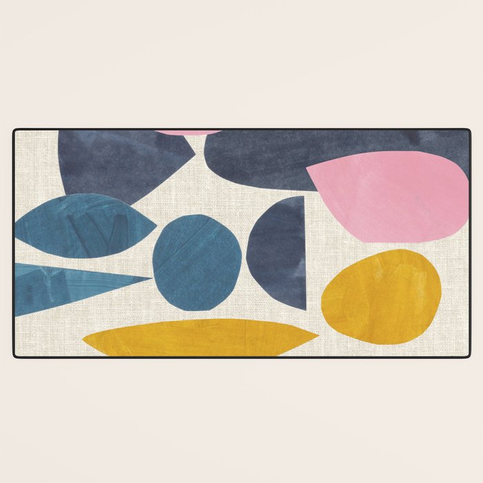 Gold Among Rocks Desk Mat Gallery Image 3