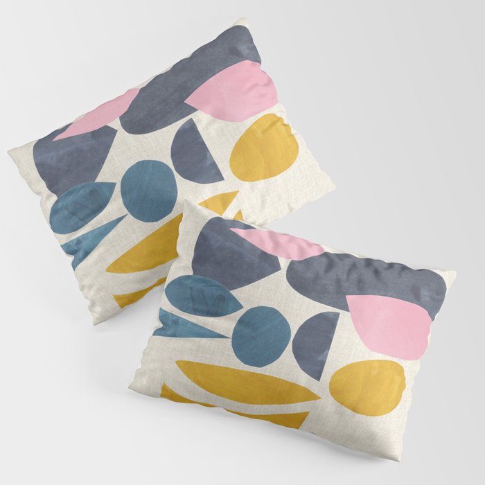 Gold Among Rocks Pillow Sham Gallery Image 3