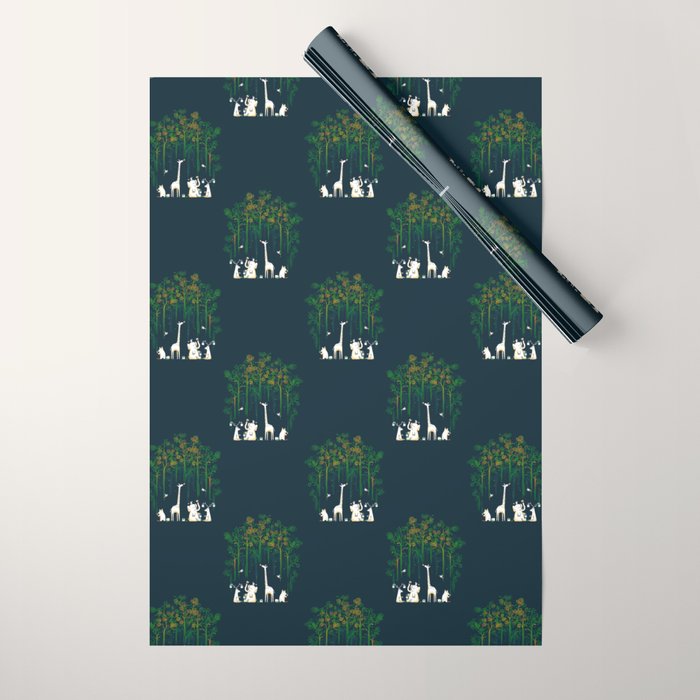 Re-paint the Forest Wrapping Paper Gallery Image 1