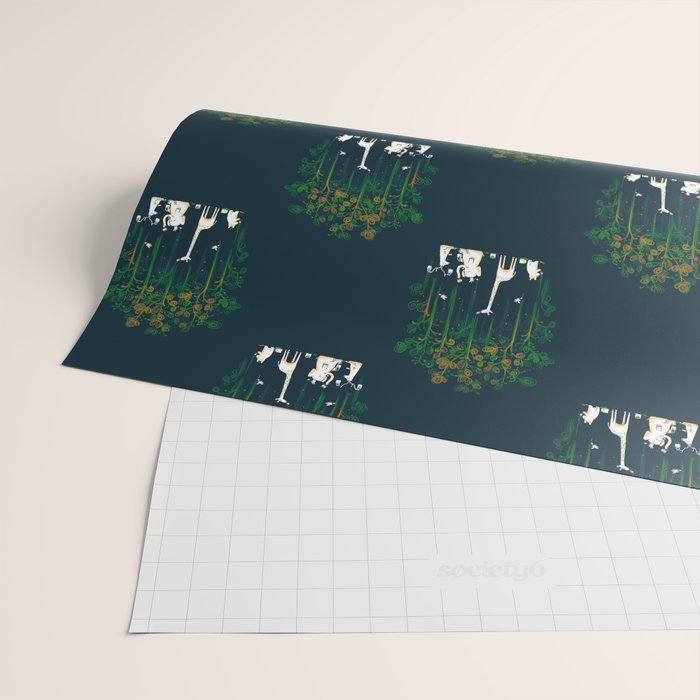 Re-paint the Forest Wrapping Paper Gallery Image 2