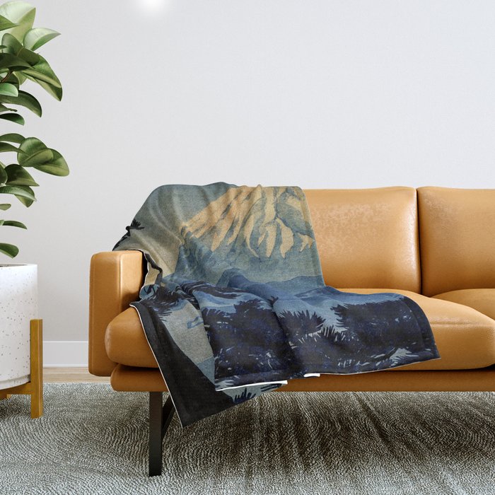 Seeing Far Within at Yonu Throw Blanket Gallery Image 1