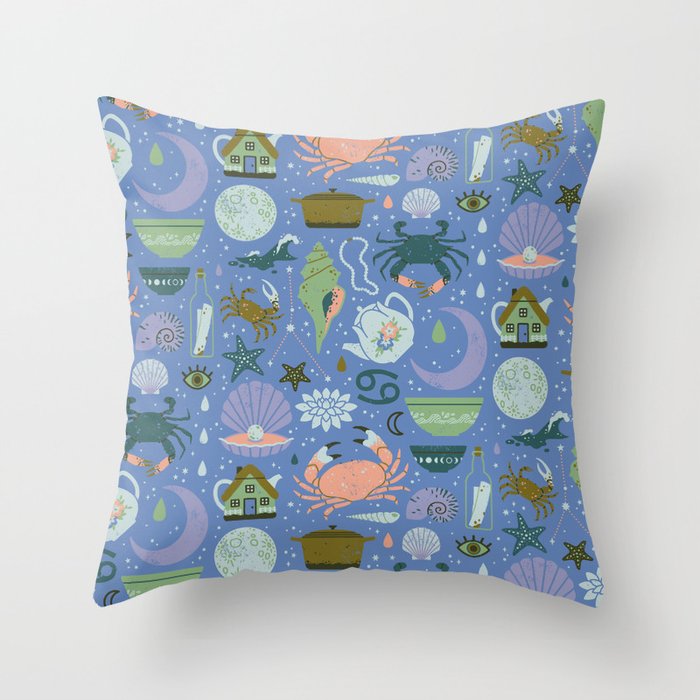 Cancer Season Throw Pillow Gallery Image 6