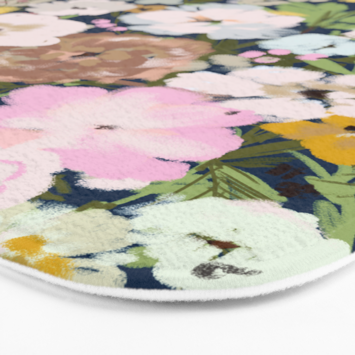 Flower Stand - blue Bath Mat Gallery Image 3