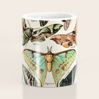 Papillon I Vintage French Butterfly Charts by Adolphe Millot Coffee Mug Gallery Image 4