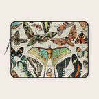 Papillon I Vintage French Butterfly Charts by Adolphe Millot Laptop Sleeve Gallery Image 1