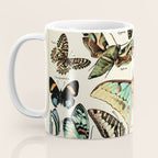 Papillon I Vintage French Butterfly Charts by Adolphe Millot Coffee Mug Gallery Image 3