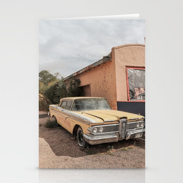 Vintage American Car Art Print | Famous Route 66 Scene Arizona Photo | USA Color Travel Photography Stationery Card Gallery Image 2