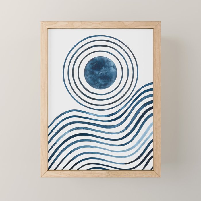 Floating Around Mini Art Print Gallery Image 1